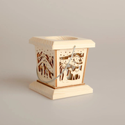 Farolillo belén madera