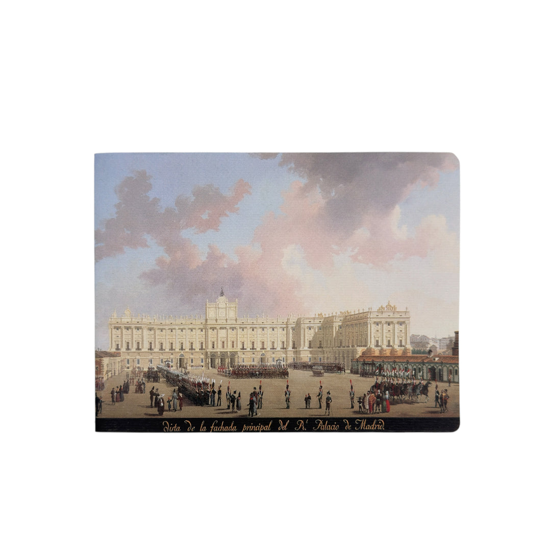 Cuaderno singer "Fachada principal del Palacio Real" de Brambilla