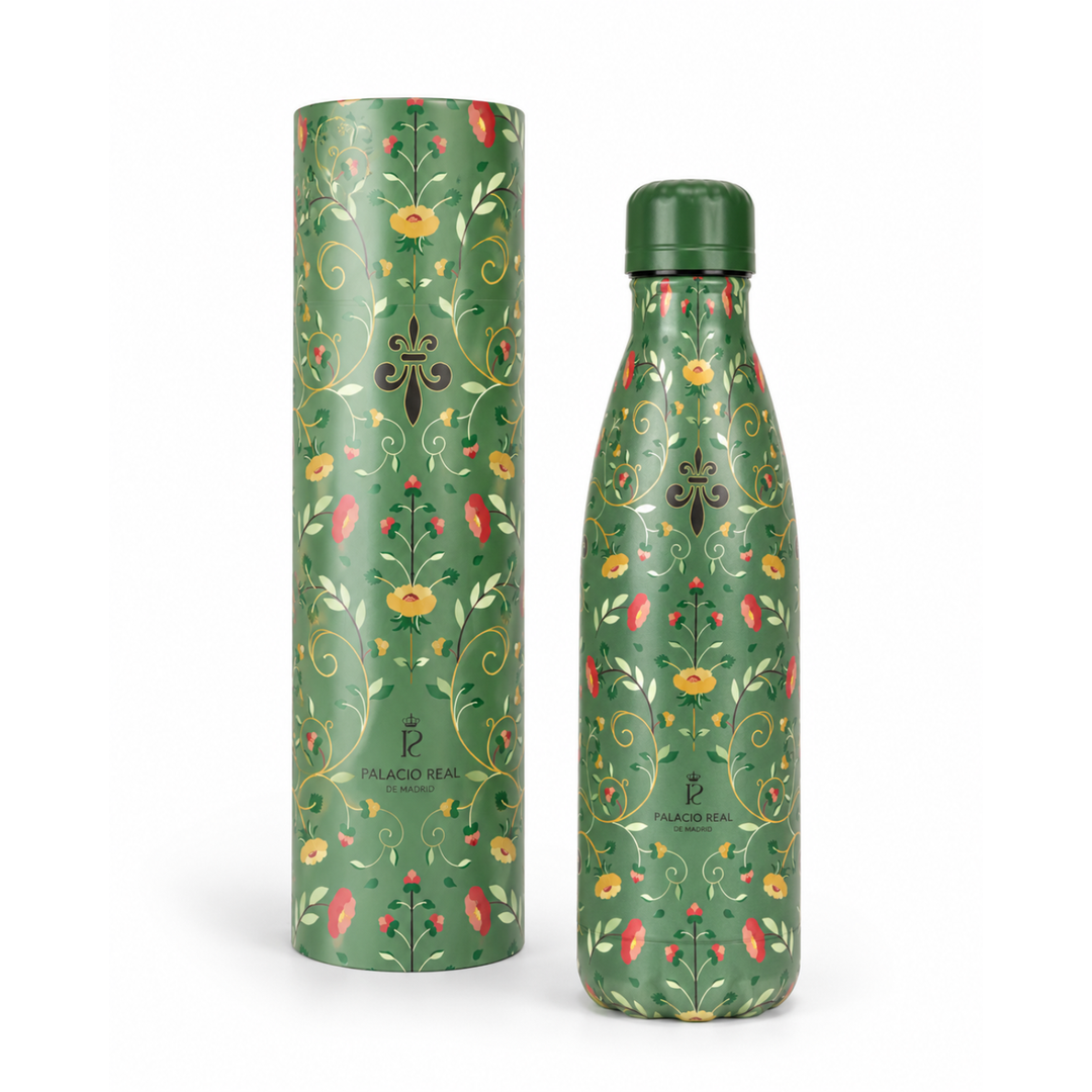 Botella termo verde Isabel Clara Eugenia