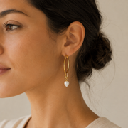 Artemisa hoop earrings
