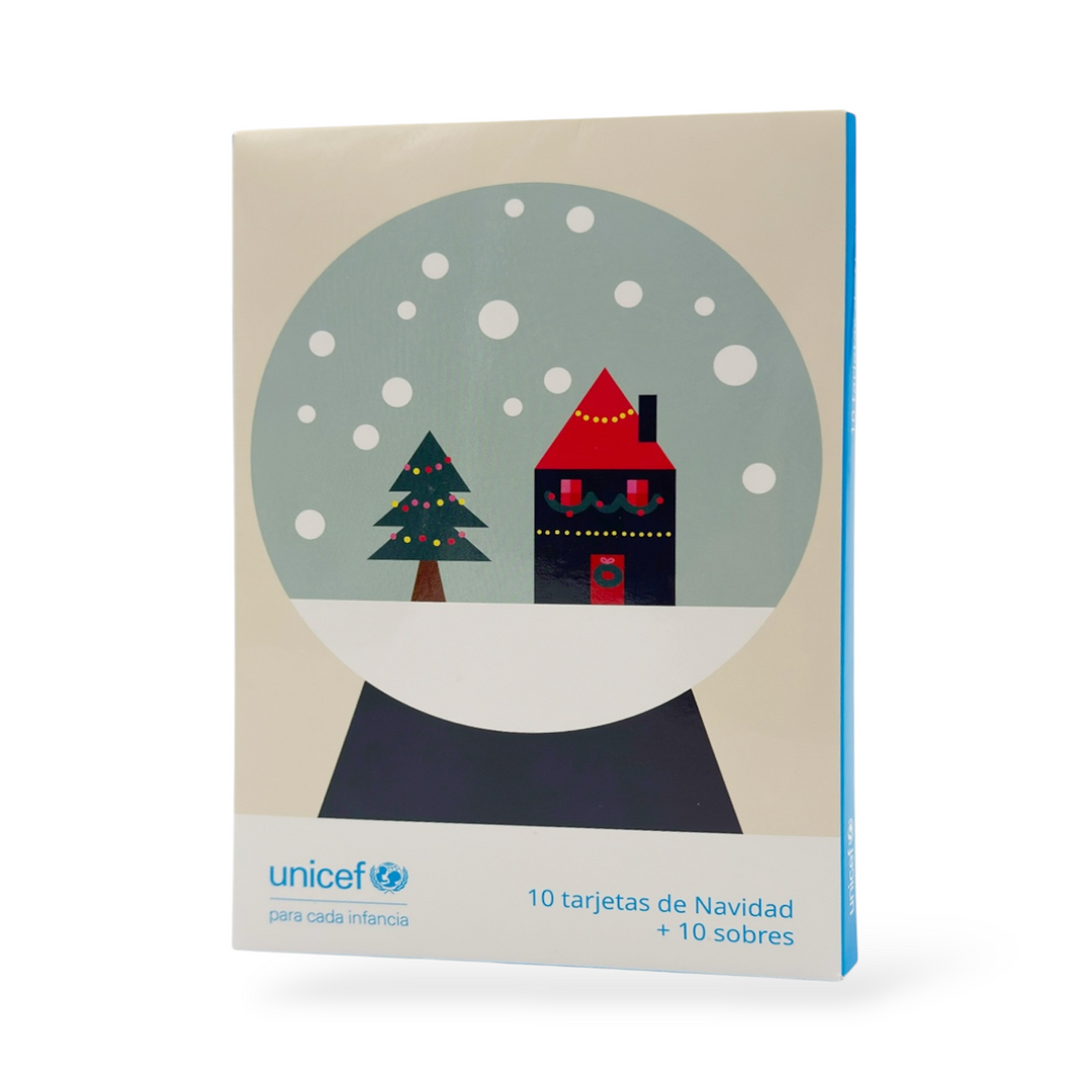 Estuche de 10 tarjetas navideñas ILUSTRACION