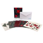 Estuche de 10 tarjetas navideñas VEGETAL