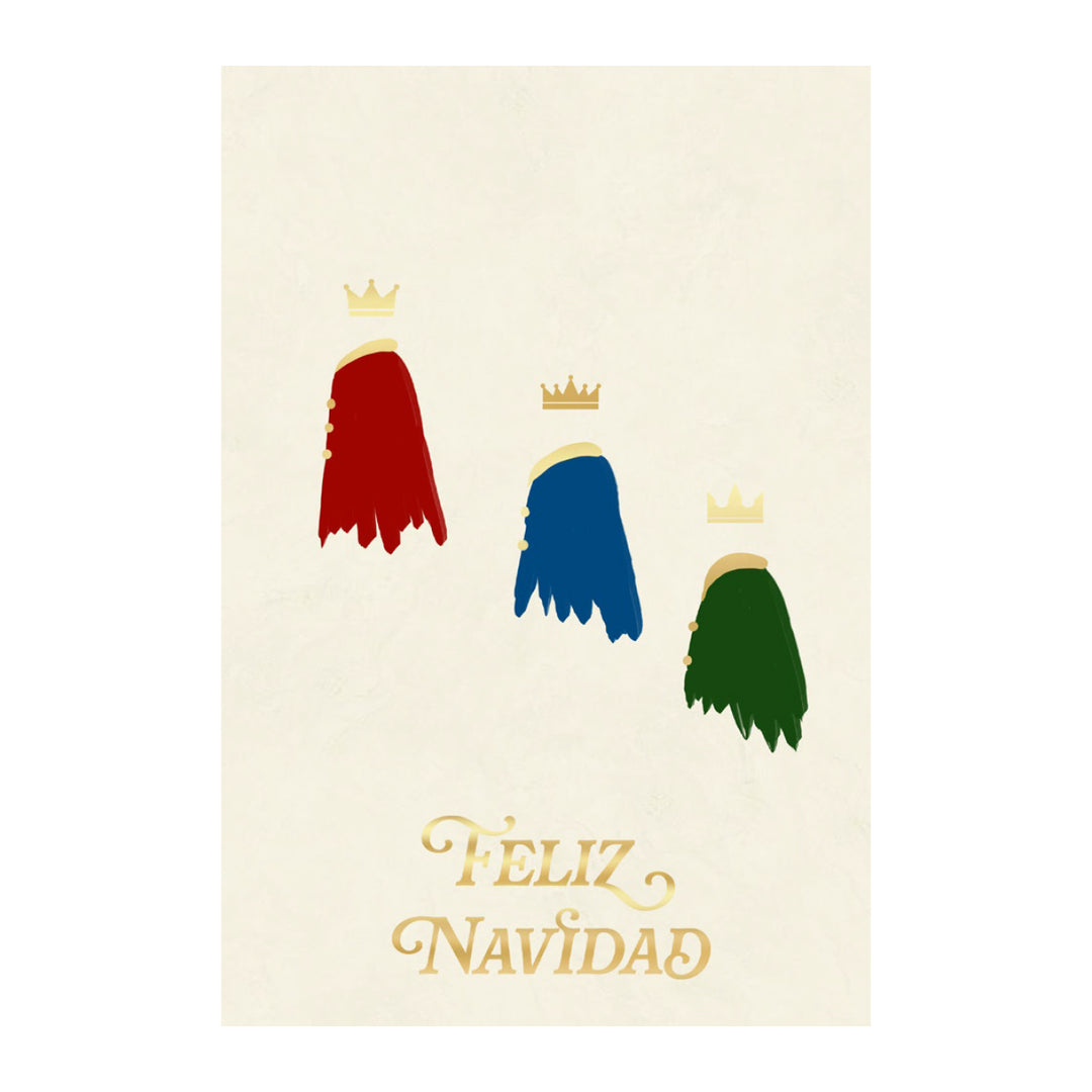 Estuche de 10 tarjetas navideñas PINCELADAS