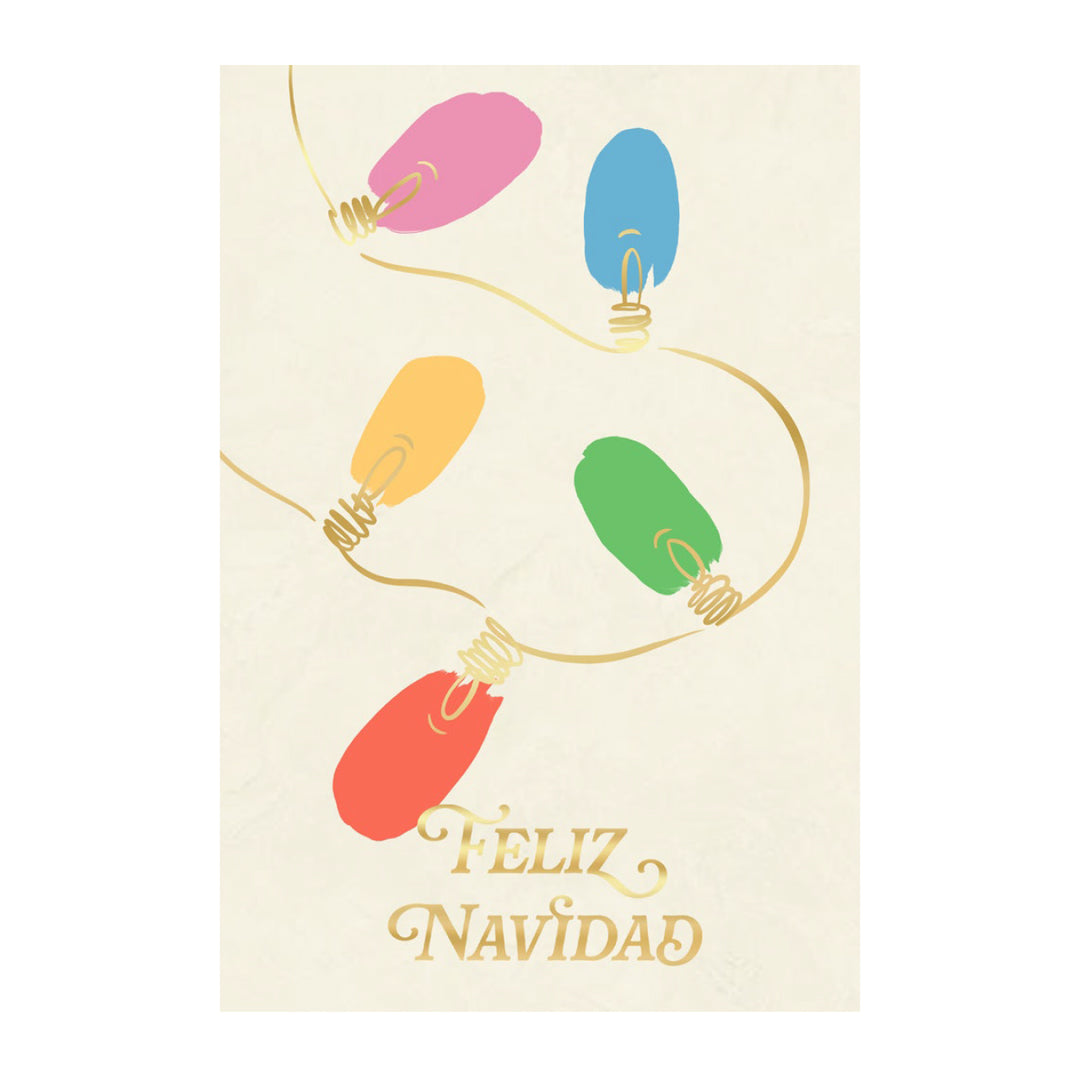 Estuche de 10 tarjetas navideñas PINCELADAS