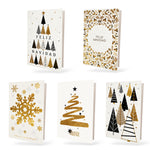 Cargar imagen en el visor de la galería, Estuche de 10 tarjetas navideñas GOLD