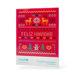 Cargar imagen en el visor de la galería, Estuche de 10 tarjetas navideñas PUNTO