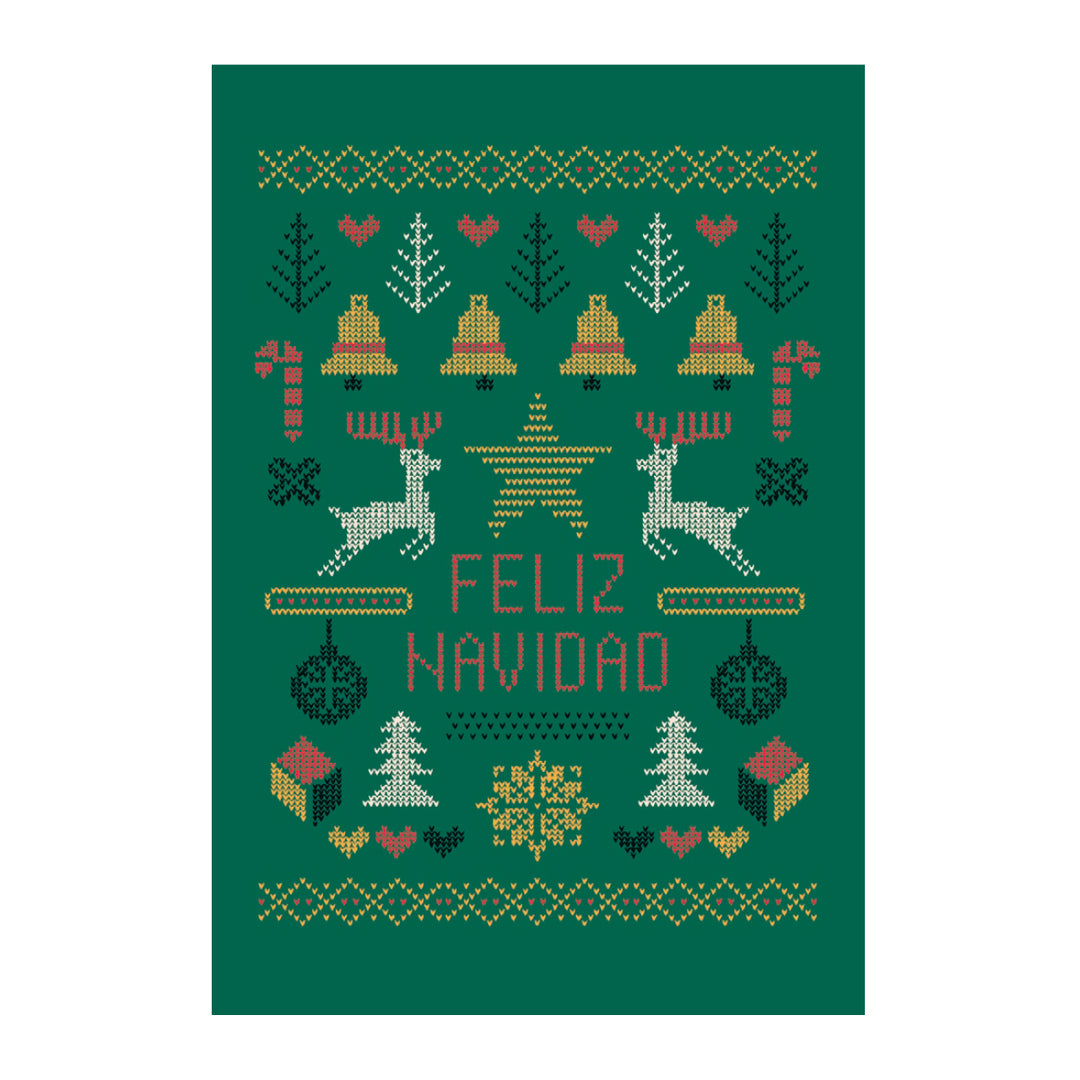 Estuche de 10 tarjetas navideñas PUNTO