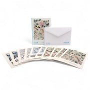 Estuche de 10 tarjetas navideñas PAJAROS