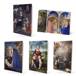 Cargar imagen en el visor de la galería, Estuche de 10 tarjetas navideñas RELIGIOSO