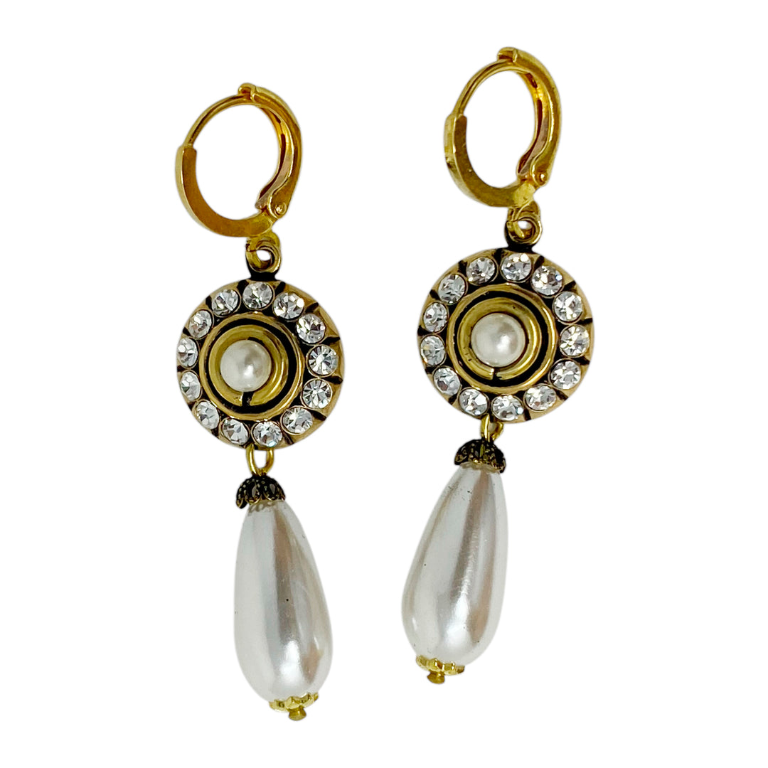 Pendientes Pera Perla