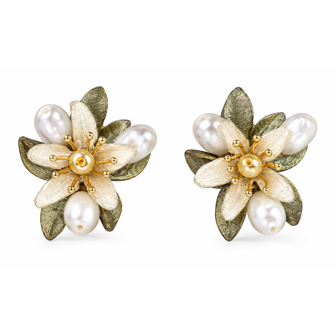 Orange Blossoms earrings