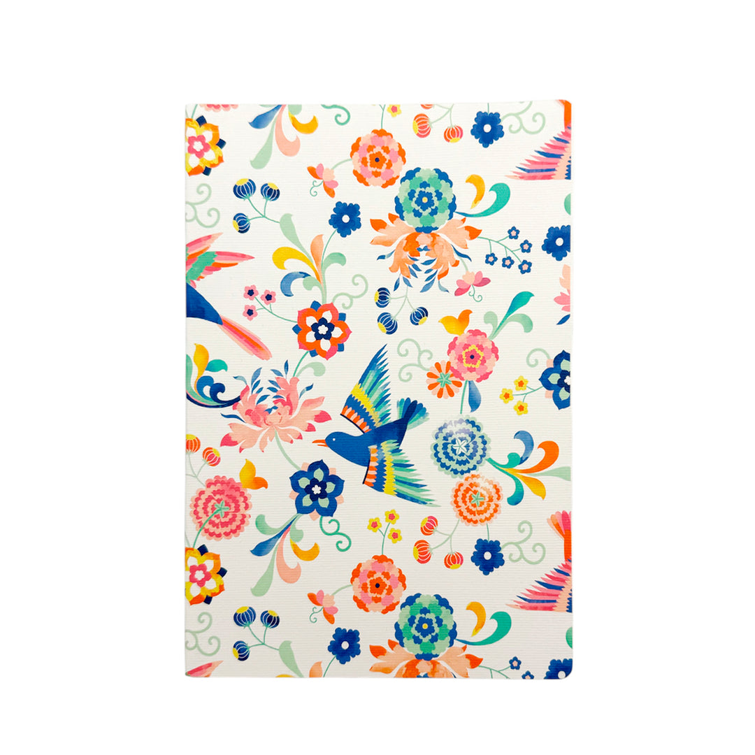 Cuaderno singer "Ilustración pájaros del Palacio Real"