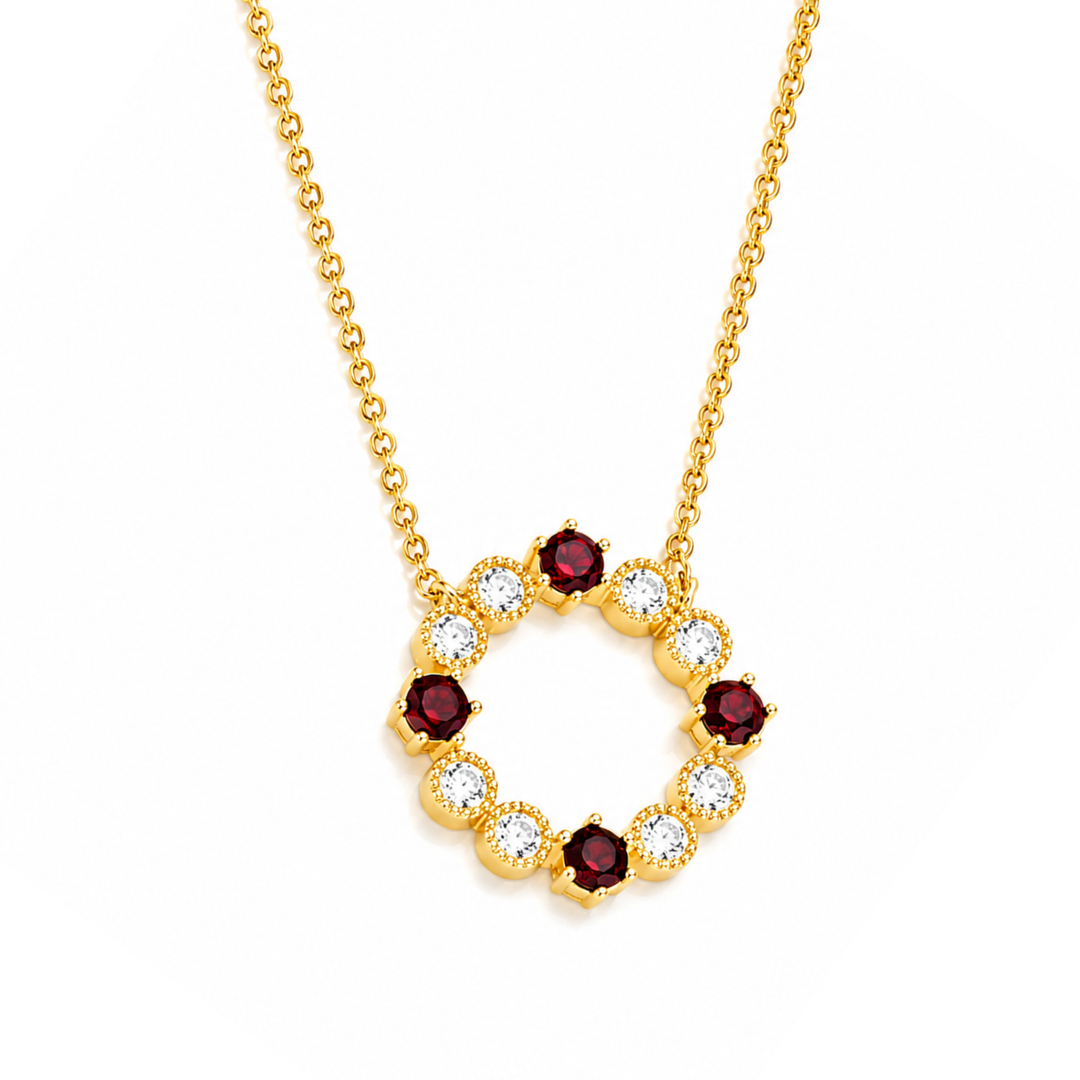 Garnet necklace