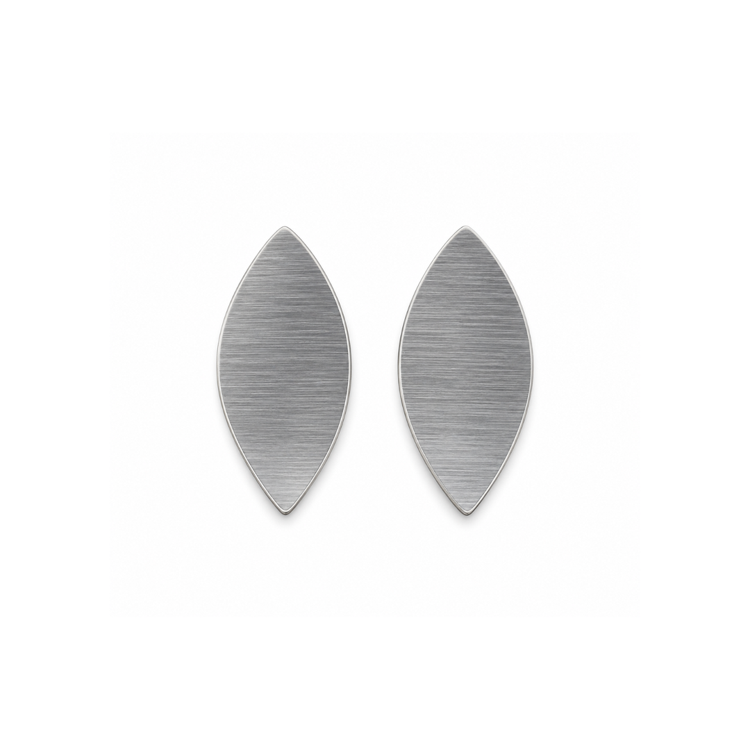 Pendientes Leaves plata